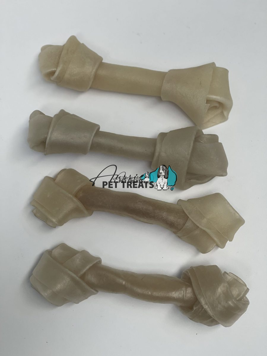 Rawhide Knot Bone 10.5"-10 Pce