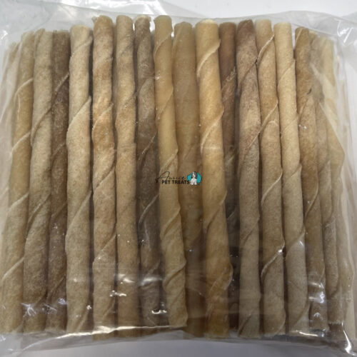 5" Twist Stick Natural-100 Pce