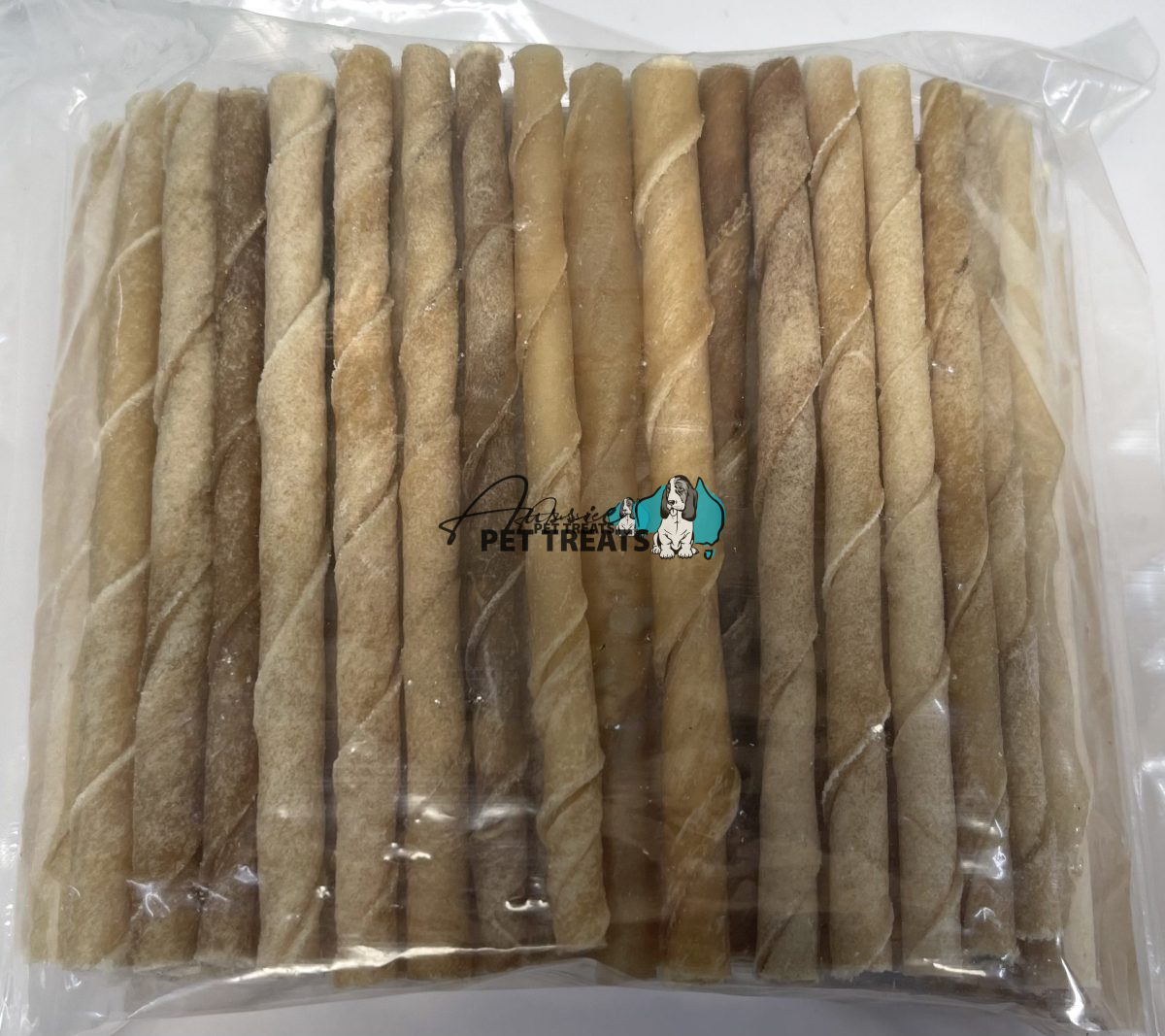 5" Twist Stick Natural-100 Pce