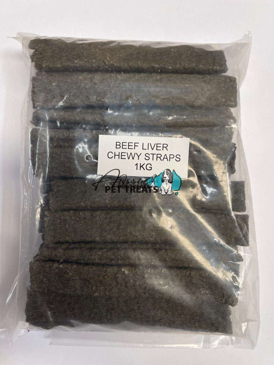 Beef Liver Chewy Straps - 1kg - Image 2