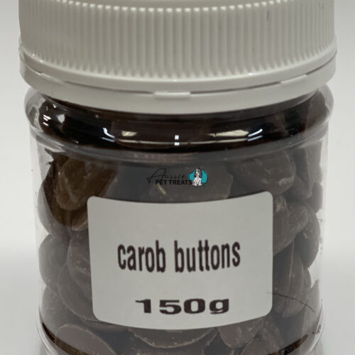 Carob Buttons (Jar) - 150g