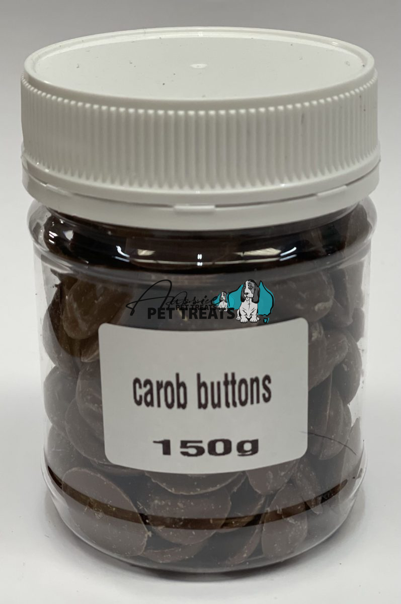 Carob Buttons (Jar) - 150g
