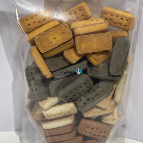 Doggy shortbread bikkies mixed flavours 1kg