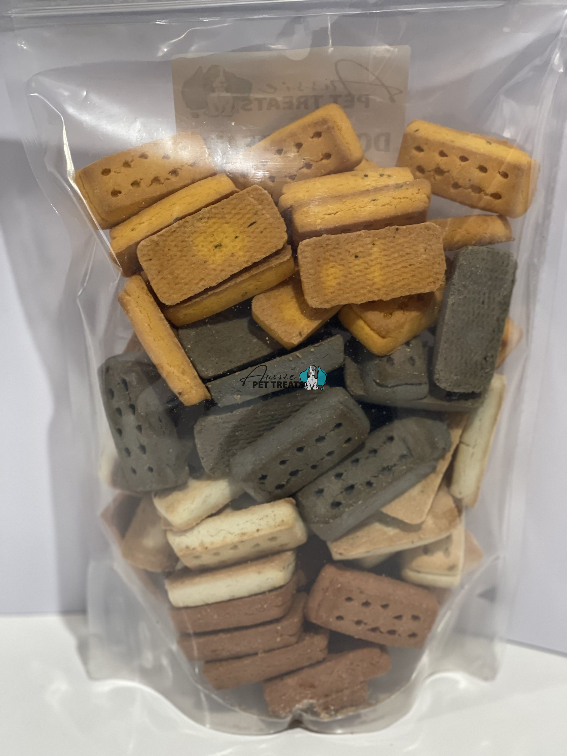 Doggy shortbread bikkies mixed flavours 1kg