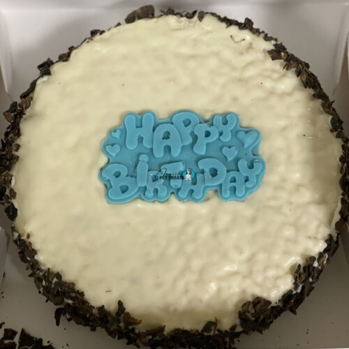 Oreo Doggy Birthday Cake Blue