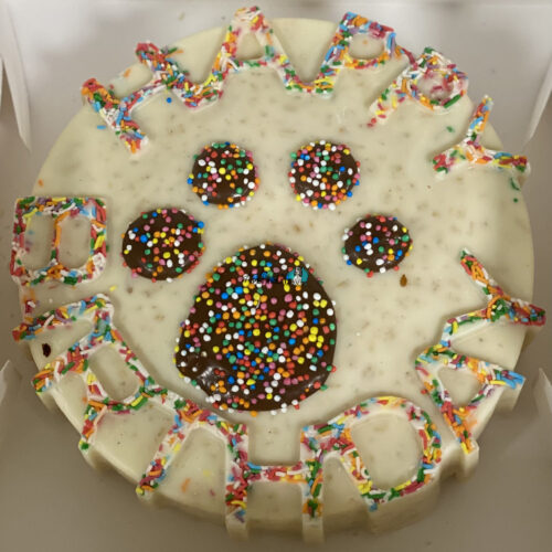 Gourmet Doggy Happy Birthday Cake